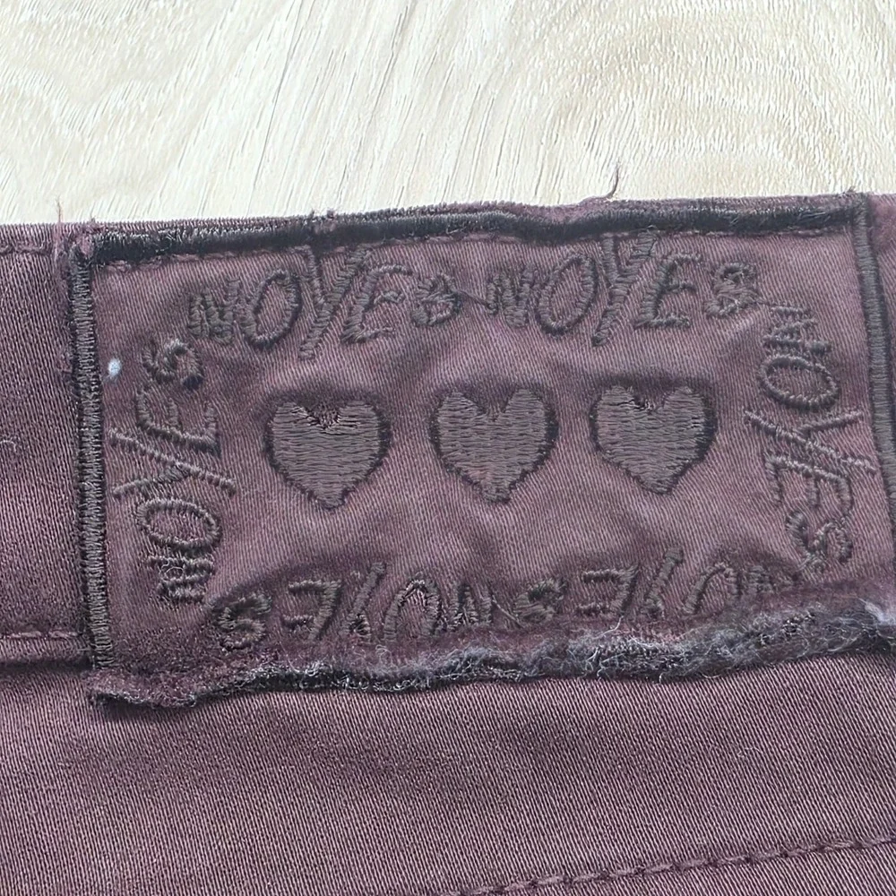 Noyes Made in Italy Pants Mens 32‎ Burgundy Maroon Cotton Stretch Trousers EU 48